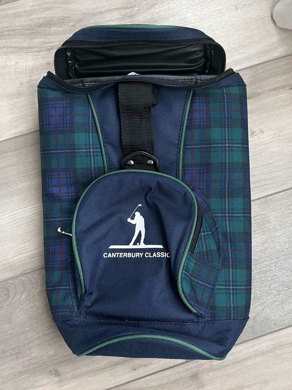 Plaid Golf Cooler Bag